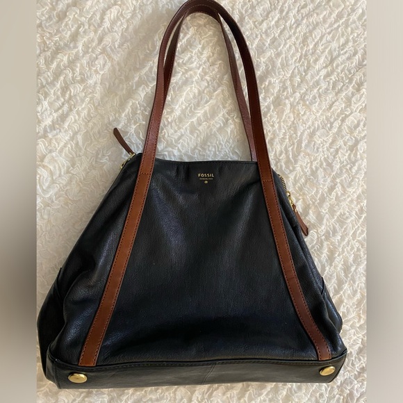 Fossil  Extendable Leather Tote - Picture 7 of 7